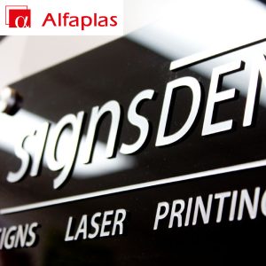 Alfaplas Gloss Black Acrylic Sheet
